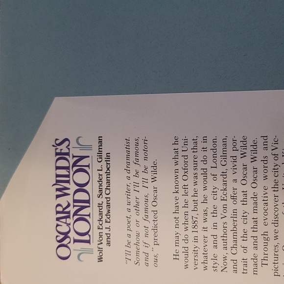 RARE FIRST EDITION Oscar Wilde's London Hardcover Book - Picture 4 of 12